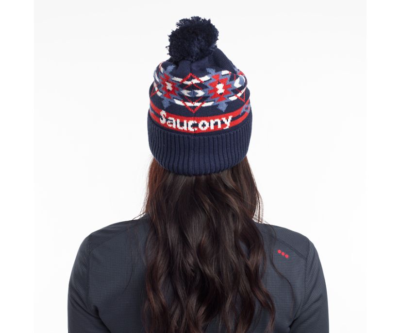 Women's Saucony Rested Pom Beanies Blue | Singapore 357LISH